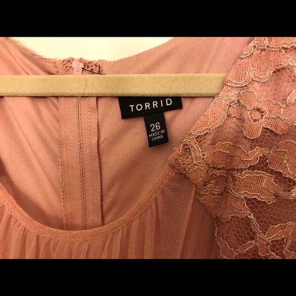 Torrid Lace Metallic Party Dress - Picture 5 of 11